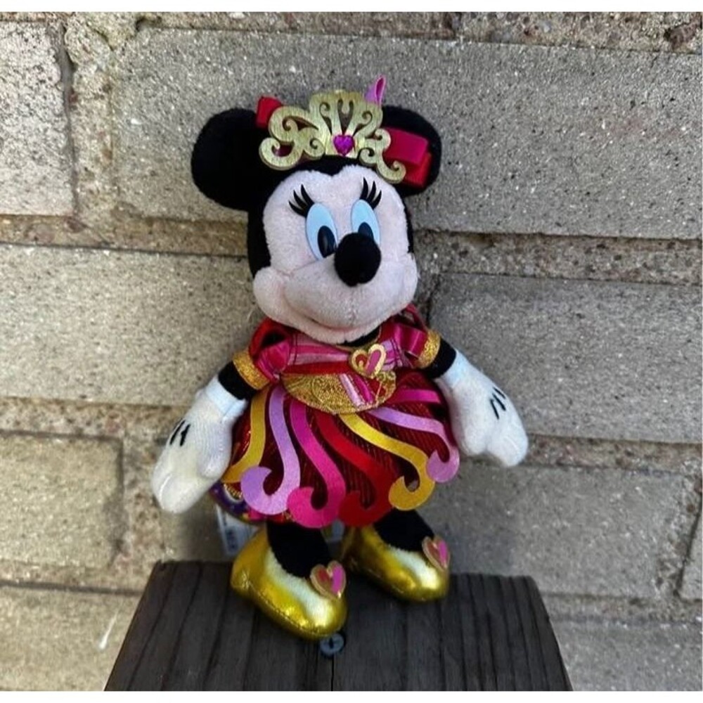 Disney Tokyo Japan Minnie Mouse Plush Disneyland 35th Happiest Celebration